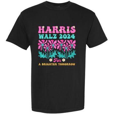 Harris Waltz 2024 For A Brighter Tomorrow Boho Aesthetic Joy Premium Garment-Dyed Heavyweight T-Shirt