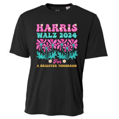 Harris Waltz 2024 For A Brighter Tomorrow Boho Aesthetic Joy Premium Cooling Performance Crew T-Shirt