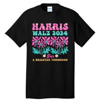 Harris Waltz 2024 For A Brighter Tomorrow Boho Aesthetic Joy Premium Tall T-Shirt