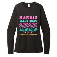 Harris Waltz 2024 For A Brighter Tomorrow Boho Aesthetic Joy Premium Womens CVC Long Sleeve Shirt