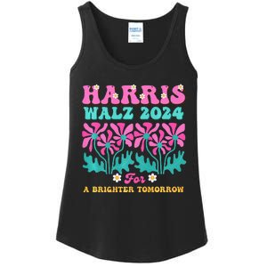 Harris Waltz 2024 For A Brighter Tomorrow Boho Aesthetic Joy Premium Ladies Essential Tank