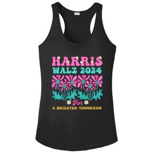 Harris Waltz 2024 For A Brighter Tomorrow Boho Aesthetic Joy Premium Ladies PosiCharge Competitor Racerback Tank