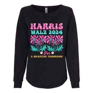 Harris Waltz 2024 For A Brighter Tomorrow Boho Aesthetic Joy Premium Womens California Wash Sweatshirt