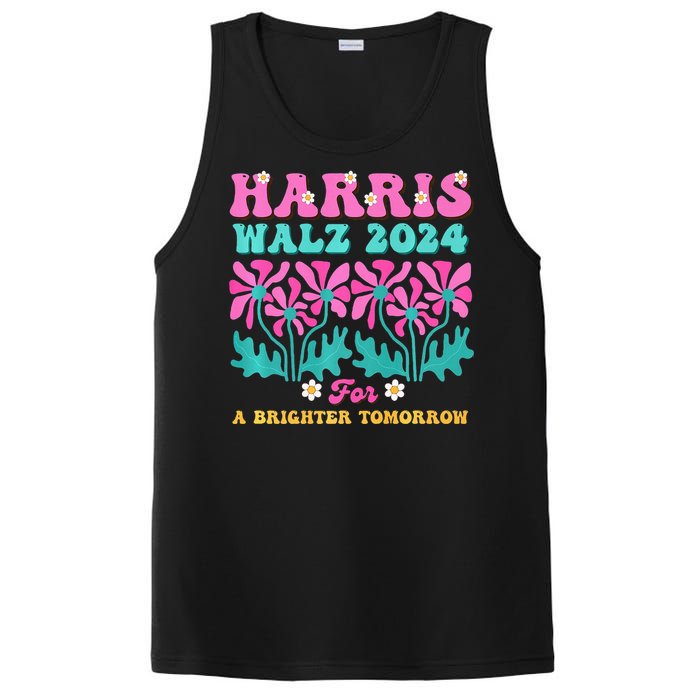 Harris Waltz 2024 For A Brighter Tomorrow Boho Aesthetic Joy Premium PosiCharge Competitor Tank