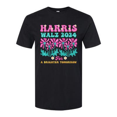 Harris Waltz 2024 For A Brighter Tomorrow Boho Aesthetic Joy Premium Softstyle CVC T-Shirt