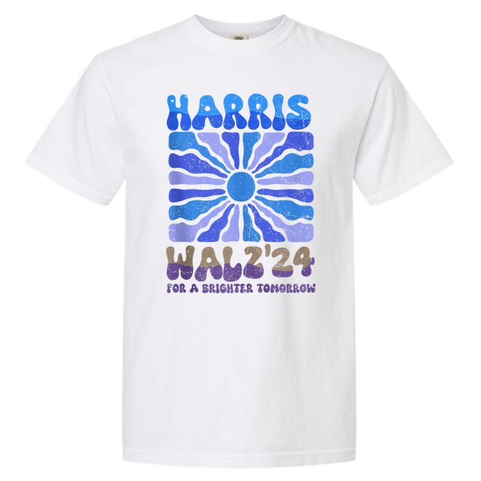 Harris Walz 2024 Election Harris Walz24 For A Brighter Tomorrow Garment-Dyed Heavyweight T-Shirt