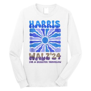 Harris Walz 2024 Election Harris Walz24 For A Brighter Tomorrow Long Sleeve Shirt