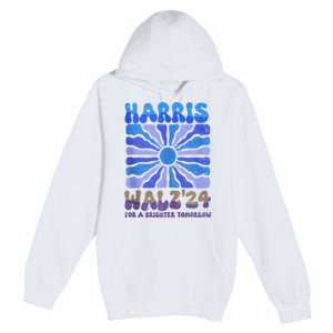 Harris Walz 2024 Election Harris Walz24 For A Brighter Tomorrow Premium Pullover Hoodie