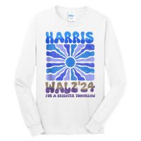 Harris Walz 2024 Election Harris Walz24 For A Brighter Tomorrow Tall Long Sleeve T-Shirt