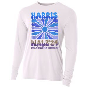 Harris Walz 2024 Election Harris Walz24 For A Brighter Tomorrow Cooling Performance Long Sleeve Crew