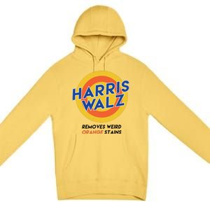 Harris Walz 2024 Removes Weird Orange Stains Funny Premium Pullover Hoodie