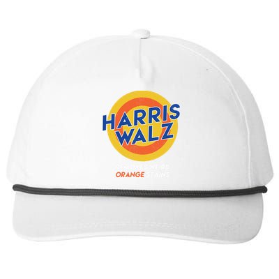 Harris Walz 2024 Removes Weird Orange Stains Funny Snapback Five-Panel Rope Hat