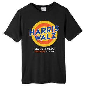 Harris Walz 2024 Removes Weird Orange Stains Funny Tall Fusion ChromaSoft Performance T-Shirt