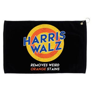 Harris Walz 2024 Removes Weird Orange Stains Funny Grommeted Golf Towel