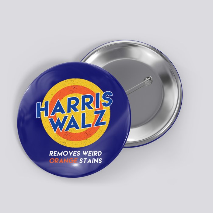 Harris Walz 2024 Removes Weird Orange Stains Funny Button