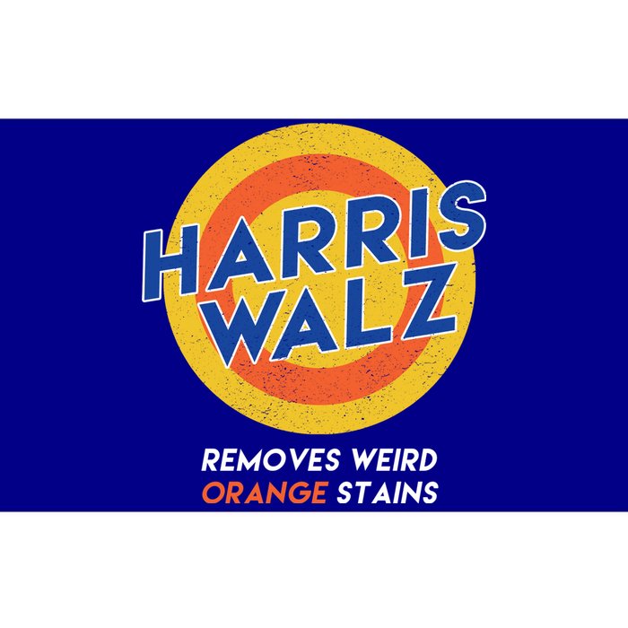 Harris Walz 2024 Removes Weird Orange Stains Funny Bumper Sticker