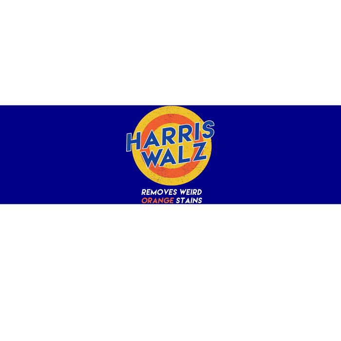 Harris Walz 2024 Removes Weird Orange Stains Funny Bumper Sticker