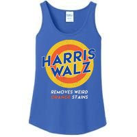 Harris Walz 2024 Removes Weird Orange Stains Funny Ladies Essential Tank