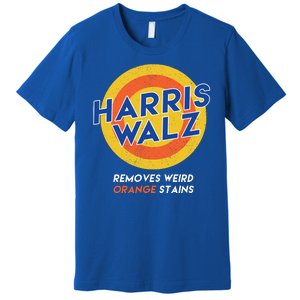 Harris Walz 2024 Removes Weird Orange Stains Funny Premium T-Shirt