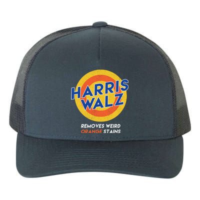 Harris Walz 2024 Removes Weird Orange Stains Funny Yupoong Adult 5-Panel Trucker Hat