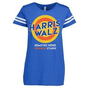 Harris Walz 2024 Removes Weird Orange Stains Funny Enza Ladies Jersey Football T-Shirt