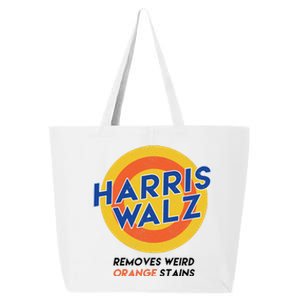 Harris Walz 2024 Removes Weird Orange Stains Funny 25L Jumbo Tote