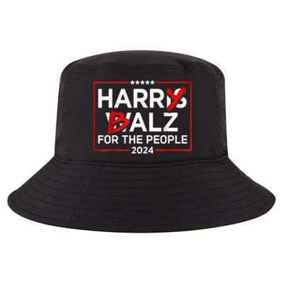 Harris Walz 24 Harry Balz For The People 2024 Democratics Cool Comfort Performance Bucket Hat