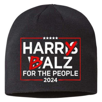 Harris Walz 24 Harry Balz For The People 2024 Democratics Sustainable Beanie