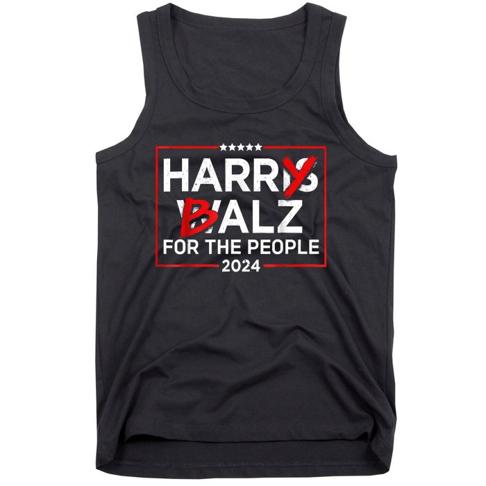 Harris Walz 24 Harry Balz For The People 2024 Democratics Tank Top