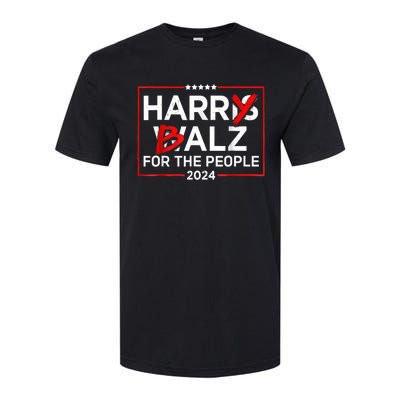 Harris Walz 24 Harry Balz For The People 2024 Democratics Softstyle CVC T-Shirt