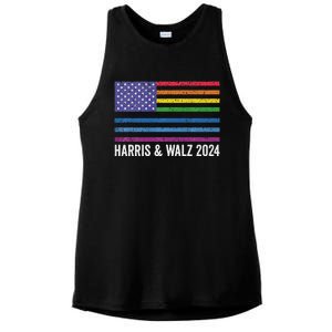 Harris Waltz 2024 Election Kamala Harris Tim Waltz 2024 Premium Ladies PosiCharge Tri-Blend Wicking Tank