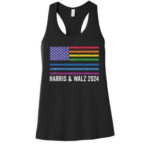 Harris Waltz 2024 Election Kamala Harris Tim Waltz 2024 Premium Women's Racerback Tank