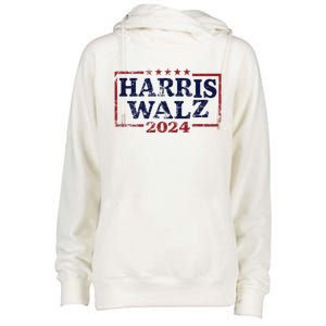 Harris Waltz 2024 Election Kamala Harris Tim Waltz 2024 Womens Funnel Neck Pullover Hood