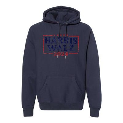 Harris Waltz 2024 Election Kamala Harris Tim Waltz 2024 Premium Hoodie