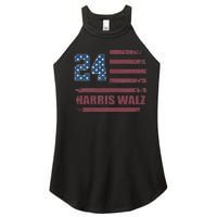 Harris Waltz 2024 Kamala Harris 2024 Tim Waltz 2024 Usa Flag Women's Perfect Tri Rocker Tank