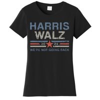 Harris Waltz 2024 Harris Walz WeRe Not Going Back Women's T-Shirt