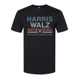 Harris Waltz 2024 Harris Walz WeRe Not Going Back Softstyle CVC T-Shirt