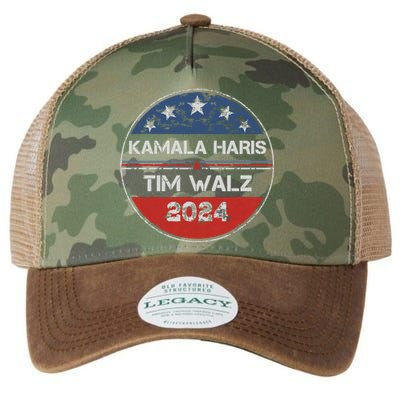 Harris Walz 2024 For President Patriotic Kamala Waltz 2024 Legacy Tie Dye Trucker Hat