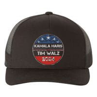 Harris Walz 2024 For President Patriotic Kamala Waltz 2024 Yupoong Adult 5-Panel Trucker Hat