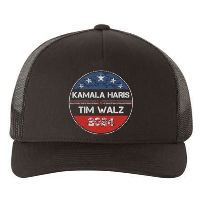 Harris Walz 2024 For President Patriotic Kamala Waltz 2024 Yupoong Adult 5-Panel Trucker Hat