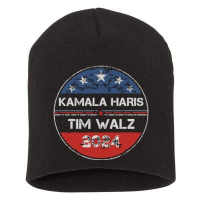 Harris Walz 2024 For President Patriotic Kamala Waltz 2024 Short Acrylic Beanie