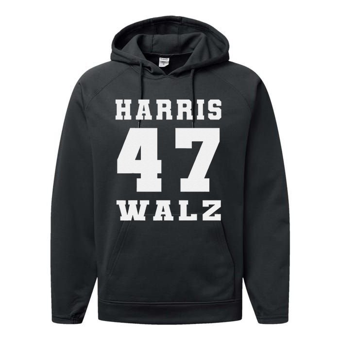 Harris Walz 2024 Election Kamala Harris Tim Walz 2024 Performance Fleece Hoodie