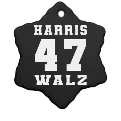 Harris Walz 2024 Election Kamala Harris Tim Walz 2024 Ceramic Star Ornament