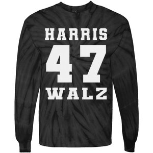 Harris Walz 2024 Election Kamala Harris Tim Walz 2024 Tie-Dye Long Sleeve Shirt