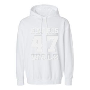 Harris Walz 2024 Election Kamala Harris Tim Walz 2024 Garment-Dyed Fleece Hoodie