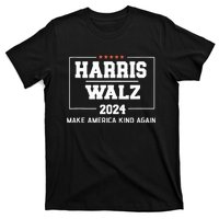 Harris Walz 2024 Make America Kind Again Harris Waltz Quote T-Shirt