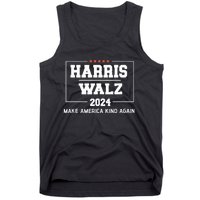 Harris Walz 2024 Make America Kind Again Harris Waltz Quote Tank Top