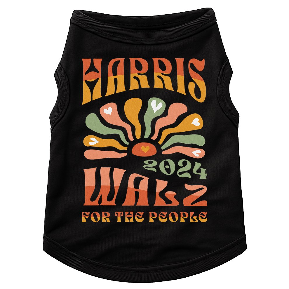 Harris Walz 2024 Election President Kamala Harris Tim Waltz Doggie Tank