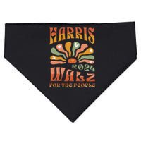 Harris Walz 2024 Election President Kamala Harris Tim Waltz USA-Made Doggie Bandana