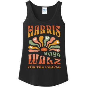 Harris Walz 2024 Election President Kamala Harris Tim Waltz Ladies Essential Tank